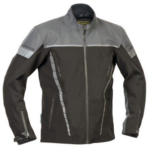 Lindstrands Bydalen Laminated Motorcycle Jacket Black Grey