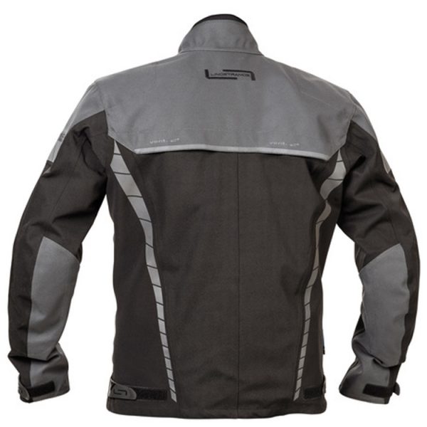 Lindstrands Bydalen Laminated Motorcycle Jacket Black Grey