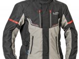 Lindstrands Lomsen Textile Motorcycle Jacket Black Grey