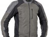 Halvarssons Arvika Textile Motorcycle Jacket Black Grey