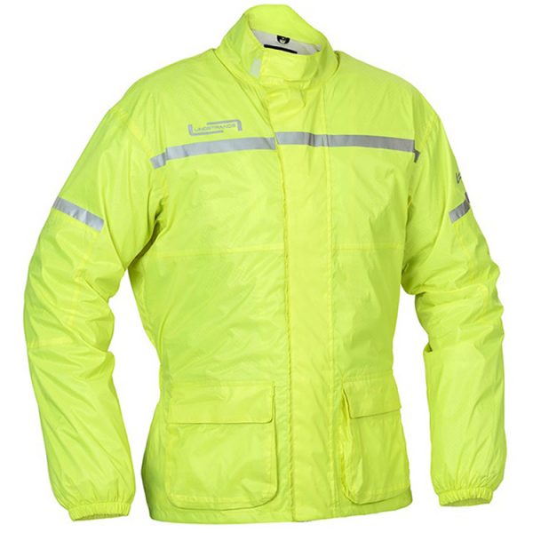 Lindstrands Sidvallen Waterproof Motorcycle Over Jacket Yellow