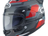 Arai Quantic Motorcycle Helmet Abstract Red