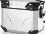 Givi Trekker Outback Evo Smart Pannier Anodised Aluminium 44 Litre Left