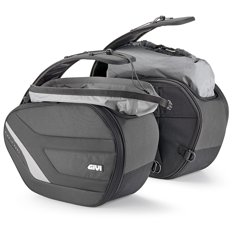 Givi EASY10 Throw Over Expandable Motorcycle Panniers 35 Litre
