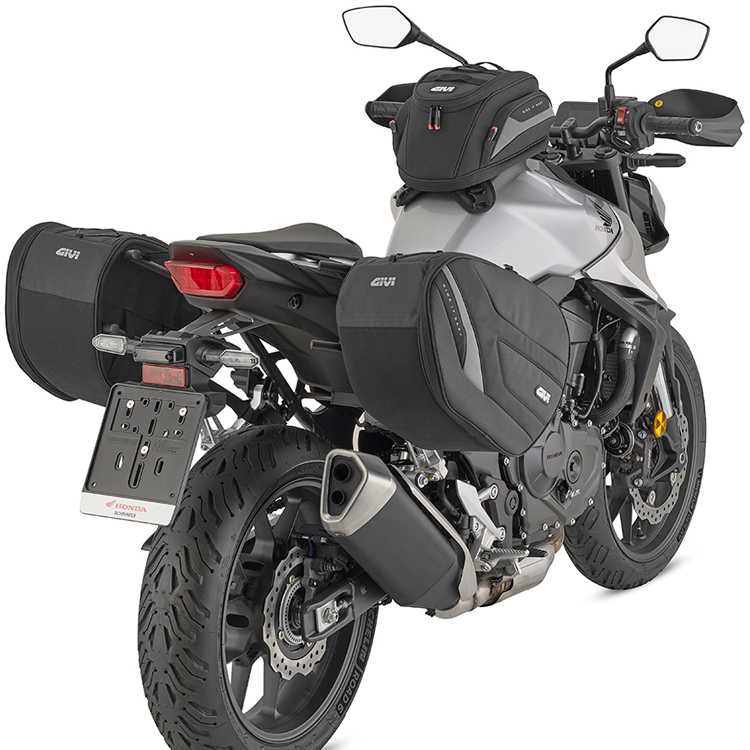 Givi EASY11 Throw Over Expandable Motorcycle Panniers 25 Litre