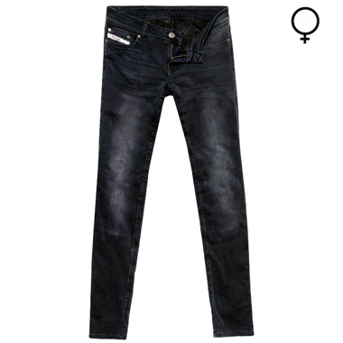John Doe Ladies Betty High Waist Black Jeans