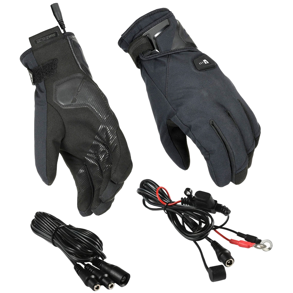 Macna Evolve RTX Heated Waterproof Motorcycle Gloves with connectors