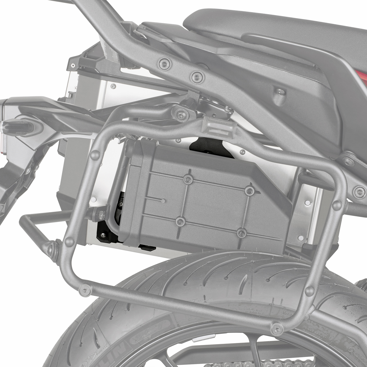 Givi TL2148KIT S250 Tool Box Fitting Kit Yamaha Tracer 7 GT 2021 to 2024