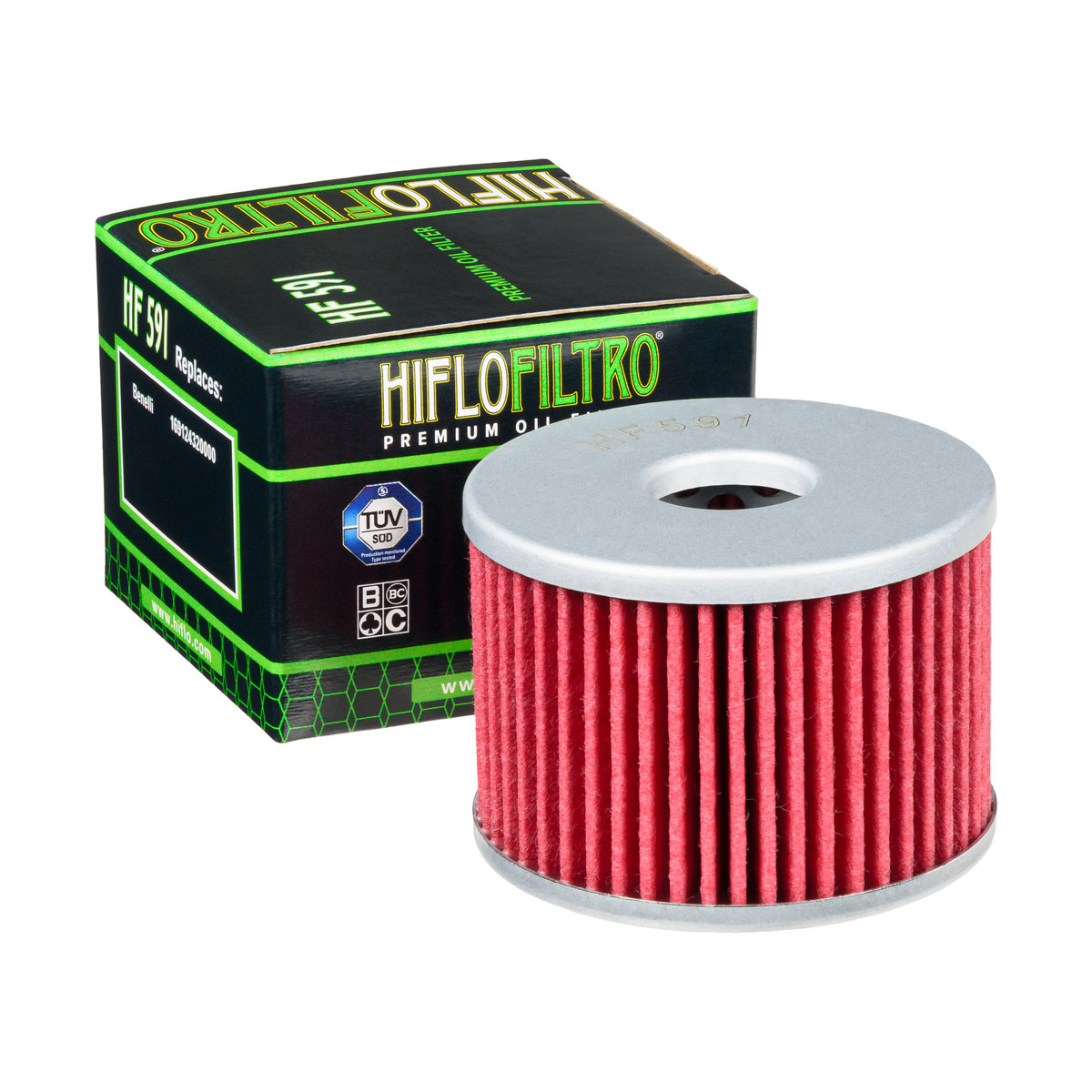 Hi Flo Filtro Motorcycle Oil Filter HF591