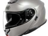 Shoei Neotec 3 Motorcycle Helmet Plain Chalk Grey