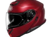 Shoei Neotec 3 Motorcycle Helmet Plain Garnet Metallic