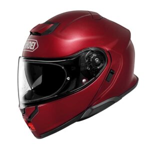 Shoei Neotec 3 Motorcycle Helmet Plain Garnet Metallic