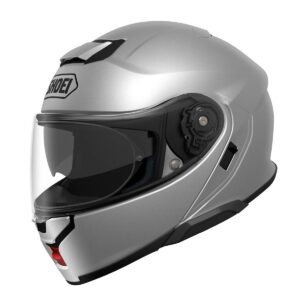 Shoei Neotec 3 Motorcycle Helmet Plain Light Silver